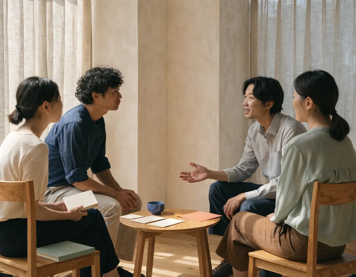 창문 앞 테이블과 의자